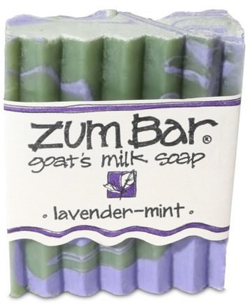 Zum Bar, Goats Milk Soap, Lavender-Mint, 3 oz Bar by Indigo Wild-Bad, Skönhet, Tvål