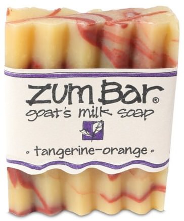 Zum Bar, Goats Milk Soap, Tangerine-Orange, 3 oz by Indigo Wild-Bad, Skönhet, Tvål