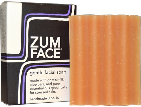 Zum Face, Gentle Facial Bar Soap, 3 oz by Indigo Wild-Bad, Skönhet, Tvål
