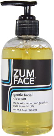Zum Face, Gentle Facial Cleanser, 8 fl oz (225 ml) by Indigo Wild-Skönhet, Ansiktsvård, Ansiktsrengöring