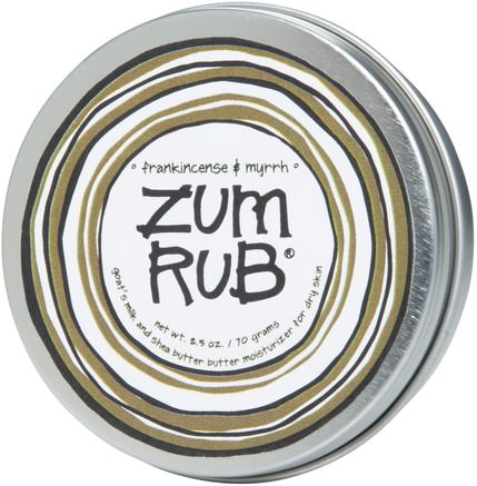 Zum Rub, Frankincense & Myrrh, 2.5 oz (70 g) by Indigo Wild-Bad, Skönhet, Body Lotion