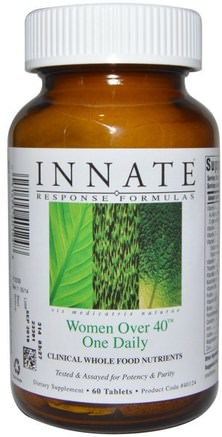 Women Over 40 One Daily, 60 Tablets by Innate Response Formulas-Vitaminer, Kvinnor Multivitaminer