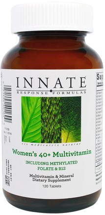 Womens 40+ Multivitamin, 120 Tablets by Innate Response Formulas-Vitaminer, Kvinnor Multivitaminer, Kvinnor