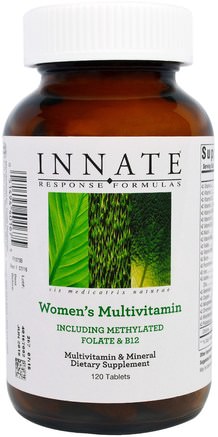 Womens Multivitamin, 120 Tablets by Innate Response Formulas-Vitaminer, Kvinnor Multivitaminer, Kvinnor