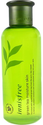 Green Tea Moisture Skin, 6.7 oz (200 ml) by Innisfree-Skönhet, Ansiktsvård, Krämer Lotioner, Serum, Grönt Te Hud
