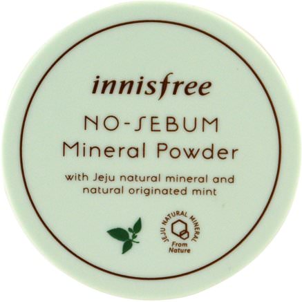 No-Sebum Mineral Powder, 5 g by Innisfree-Bad, Skönhet, Kompakt Pulver