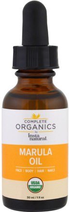 Complete Organics, Marula Oil, 1 fl oz (30 ml) by InstaNatural-Hälsa, Hud, Massageolja