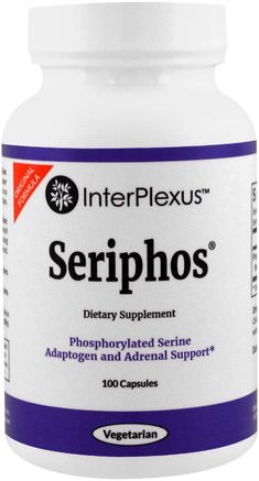 100 Capsules by InterPlexus Seriphos-Kosttillskott, Fosfatidylserin, Anti-Åldrande