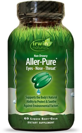 Aller-Pure, 60 Liquid Soft-Gels by Irwin Naturals-Hälsa, Allergier, Allergi