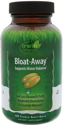 Bloat-Away, 60 Liquid Soft-Gels by Irwin Naturals-Hälsa, Kost