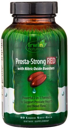 Prosta-Strong RED, 80 Liquid Soft-Gels by Irwin Naturals-Hälsa, Män, Prostata