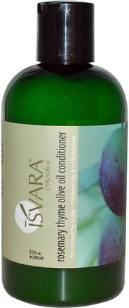 Conditioner, Rosemary Thyme Olive Oil, 9.5 fl oz (280 ml) by Isvara Organics-Bad, Skönhet, Hår, Hårbotten, Schampo, Balsam, Balsam