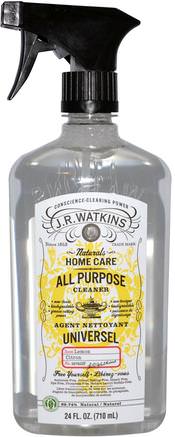 All Purpose Cleaner, Lemon, 24 fl oz (710 ml) by J R Watkins-Hem, Hushållsrengöringsmedel
