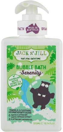 Natural Bathtime, Bubble Bath, Serenity, 10.14 fl. oz (300 ml) by Jack n Jill-Bad, Skönhet