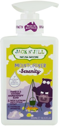 Natural Bathtime, Moisturizer, Serenity, 10.14 fl oz (300 ml) by Jack n Jill-Hälsa, Hud