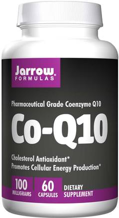 Co-Q10, 100 mg, 60 Capsules by Jarrow Formulas-Kosttillskott, Koenzym Q10, Coq10