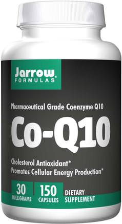 Co-Q10, 30 mg, 150 Capsules by Jarrow Formulas-Kosttillskott, Koenzym Q10