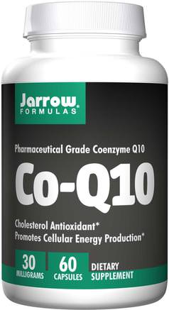 Co-Q10, 30 mg, 60 Capsules by Jarrow Formulas-Kosttillskott, Koenzym Q10