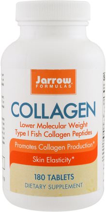 Collagen, 180 Tablets by Jarrow Formulas-Hälsa, Ben, Osteoporos, Kollagen, Kvinnor, Hud