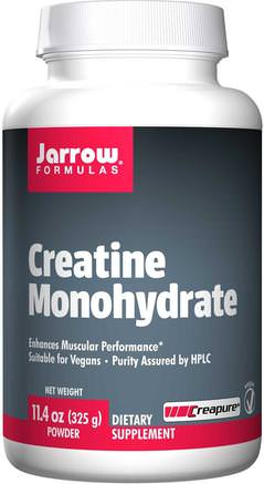 Creatine Monohydrate, Powder, 11.4 oz (325 g) by Jarrow Formulas-Sport, Kreatinpulver