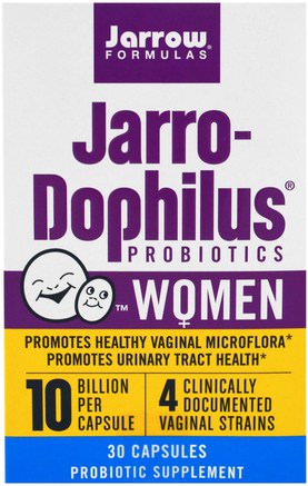 Jarro-Dophilus Probiotics, 10 Billion, For Women, 30 Capsules by Jarrow Formulas-Hälsa, Kvinnor, Kosttillskott, Probiotika