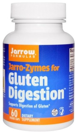 Jarro-Zymes for Gluten Digestion, 60 Veggie Caps by Jarrow Formulas-Kosttillskott, Enzymer, Matsmältningsenzymer