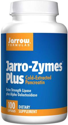 Jarro-Zymes Plus, 100 Capsules by Jarrow Formulas-Kosttillskott, Enzymer, Matsmältningsenzymer