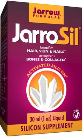JarroSil, Activated Silicon, Liquid, 1 oz (30 ml) by Jarrow Formulas-Kosttillskott, Mineraler, Kisel (Kisel)