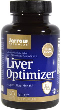 Liver Optimizer, 90 Tablets by Jarrow Formulas-Hälsa, Leverstöd