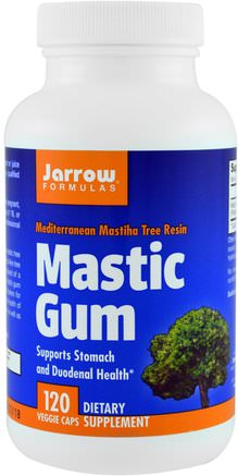 Mastic Gum, 500 mg, 120 Veggie Caps by Jarrow Formulas-Bad, Skönhet, Oral Tandvård, Mastergummi, Hälsa