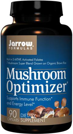 Mushroom Optimizer, 90 Capsules by Jarrow Formulas-Kosttillskott, Medicinska Svampar, Svampkapslar