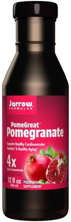 PomeGreat, Pomegranate, 12 fl oz (360 ml) by Jarrow Formulas-Kosttillskott, Antioxidanter, Granatäpple Juice Extrakt, Mat, Kaffe Te Och Drycker, Fruktjuicer