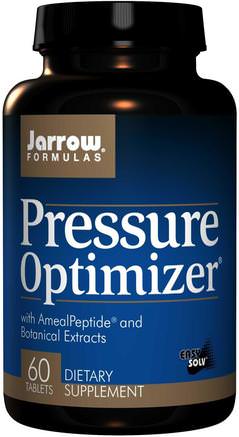 Pressure Optimizer, 60 Tablets by Jarrow Formulas-Hälsa, Blodtryck