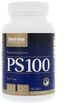 PS 100, Phosphatidylserine, 100 mg, 120 Softgels by Jarrow Formulas-Hälsa, Kall Influensa Och Virus, Immunförsvar
