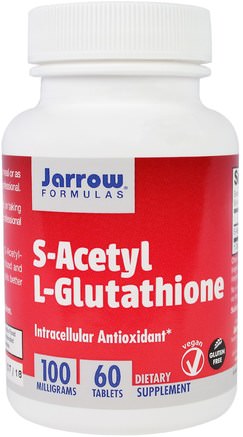 S-Acetyl L-Glutathione, 100 mg, 60 Tablets by Jarrow Formulas-Kosttillskott, L Glutation