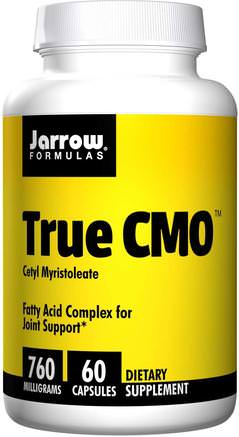 True CMO, 760 mg, 60 Capsules by Jarrow Formulas-Kosttillskott, Cmocetylmyristoleat