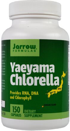 Yaeyama Chlorella, 150 Capsules by Jarrow Formulas-Kosttillskott, Superfoods, Chlorella Yaeyama, Chlorella