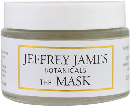 The Mask, Whipped Raspberry Mud Mask, 2.0 oz (59 ml) by Jeffrey James Botanicals-Skönhet, Ansiktsvård, Hudtyp Anti-Åldrande Hud, Ansiktsmasker, Lera Masker