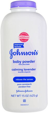 Baby Powder, Calming Lavender, 15 oz (425 g) by Johnsons Baby-Barns Hälsa, Diapering, Babypulveroljor