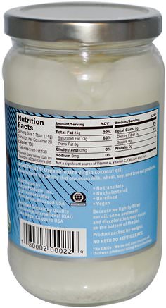 Beyond Organic Coconut Oil, 14 oz (397 g) by Jungle Products-Mat, Kokosnötolja