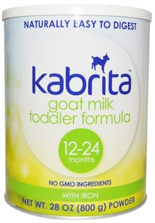 Goat Milk Toddler Formula with Iron, 28 oz (800 g) by Kabrita-Barns Hälsa, Babyformel Och Mjölk I Mjölk, Getmjölk Formel