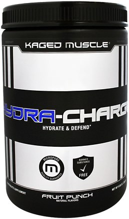 Hydra-Charge, Fruit Punch, 9.95 oz (282 g) by Kaged Muscle-Sport, Muskel
