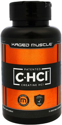Patented C-HCI, 75 Veggie Caps by Kaged Muscle-Sport, Kreatin, Muskel