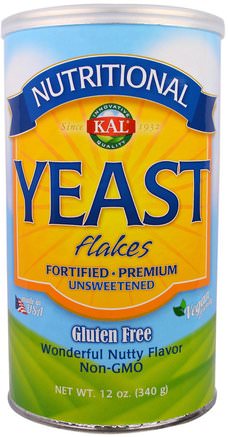 Nutritional, Yeast Flakes, Unsweetened, 12 oz (340 g) by KAL-Mat, Bakhjälpmedel, Bryggarejäst