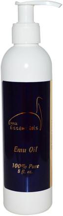Emu Essentials, Emu Oil, 8 fl oz by Kalaya Calandri-Hälsa, Hud, Emu Olja, Skador Brännskador