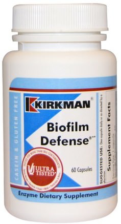 Biofilm Defense, 60 Capsules by Kirkman Labs-Kosttillskott, Matsmältningsenzymer, Hälsa