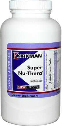 Super Nu-Thera, 360 Capsules by Kirkman Labs-Vitaminer, Multivitaminer
