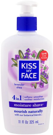 Moisture Shave, Lavender Shea, 11 fl oz (325 ml) by Kiss My Face-Bad, Skönhet, Barberkräm