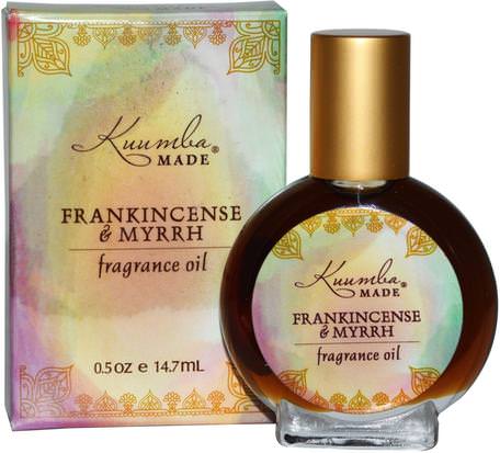 Fragrance Oil, Frankincense & Myrrh, 0.5 oz (14.7 ml) by Kuumba Made-Bad, Skönhet, Doftsprayer