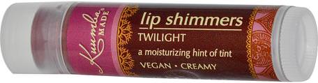 Lip Shimmers, Twilight, 0.15 oz (4.25 g) by Kuumba Made-Bad, Skönhet, Läppstift, Glans, Fodrar